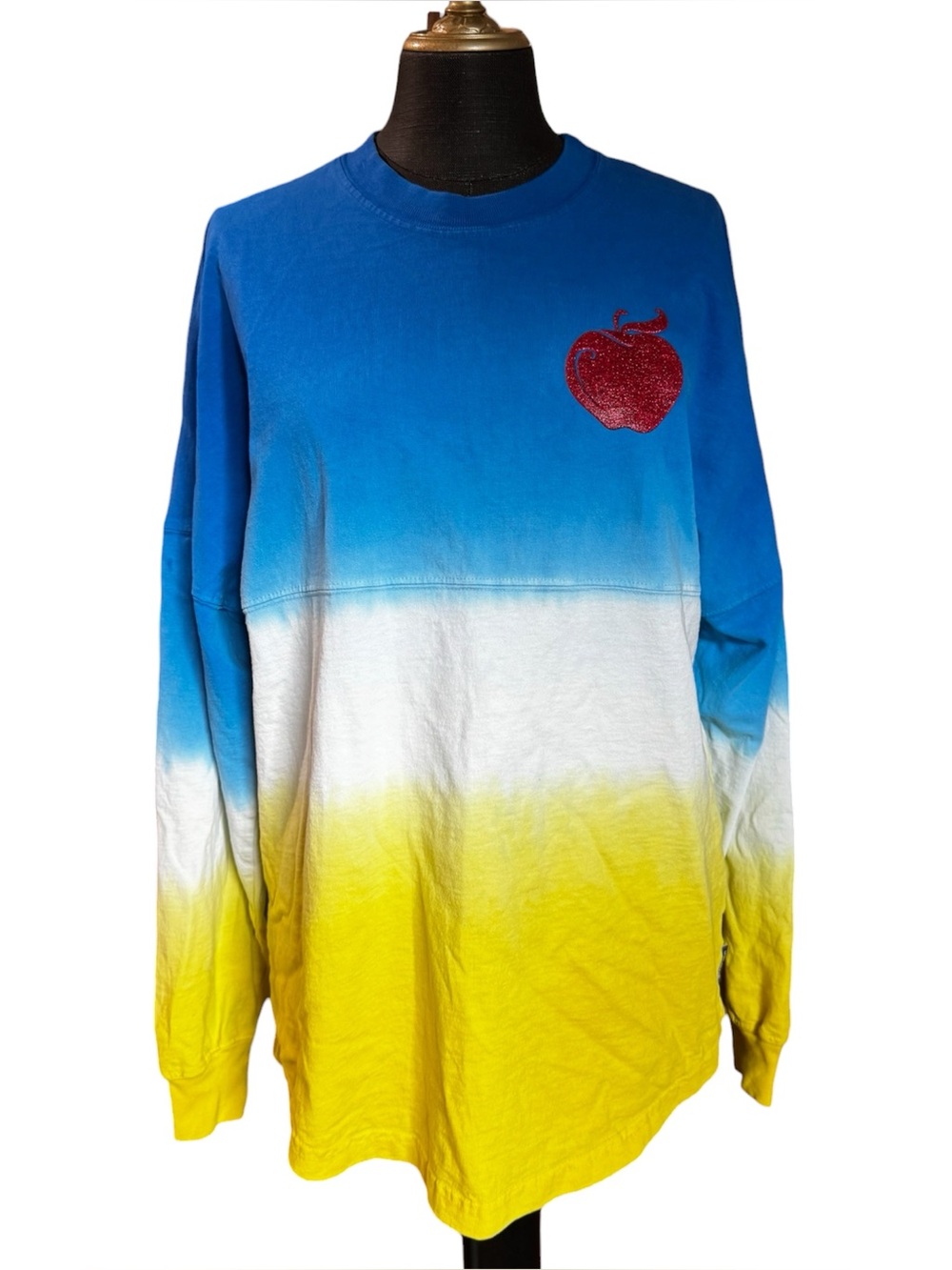 Disney Spirit Jersey Snow White Disneyland Long Sleeve Sparkly Size Small